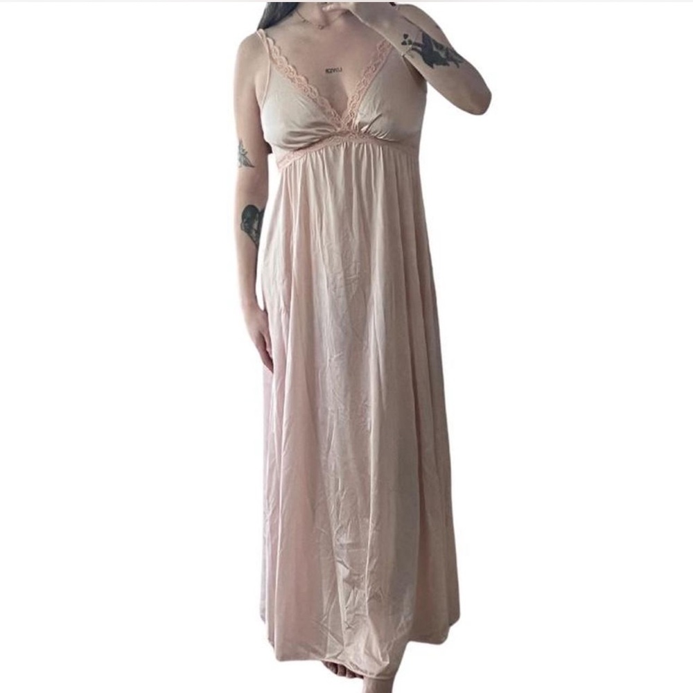 Vintage maxi slip dress